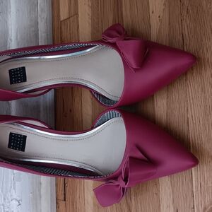 Elegant Women's Pink Bow Flats